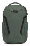 The North Face Kids' Vault Backpack In Thyme Light Heather/ Tnf Black
