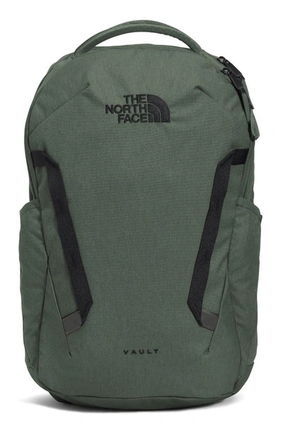 The North Face Kids' Vault Backpack In Thyme Light Heather/ Tnf Black