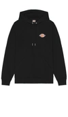 Dickies Chest Hit Logo Hoodie In Black