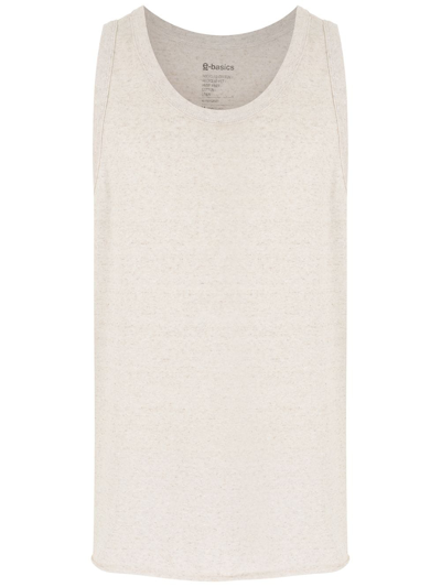 Osklen Eco Blend E-basics Ii Tank Top In Neutrals