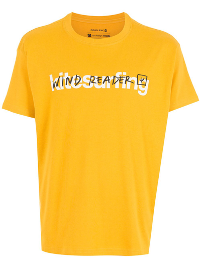 Osklen Slogan Crew-neck T-shirt In Yellow