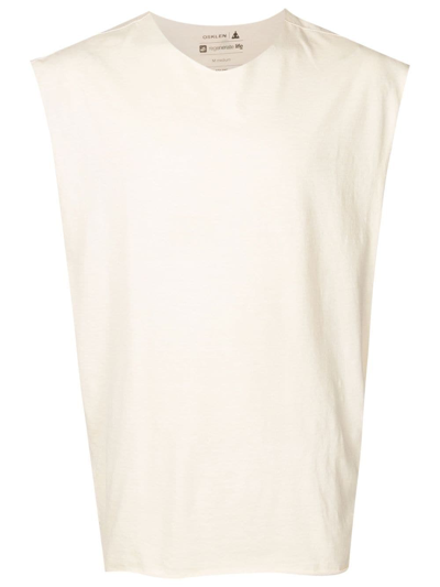 Osklen Sleeveless Vest T-shirt In Neutrals