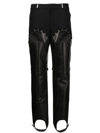 Dion Lee Cotton Trousers In 黑色