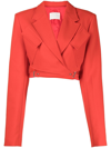 DION LEE CROPPED CUT-OUT BLAZER