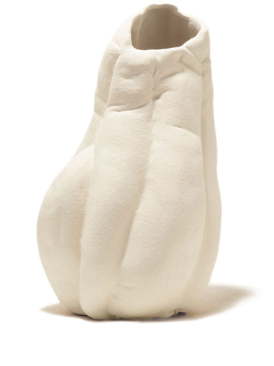 Completedworks Fold B55 Sculpted Vase In White
