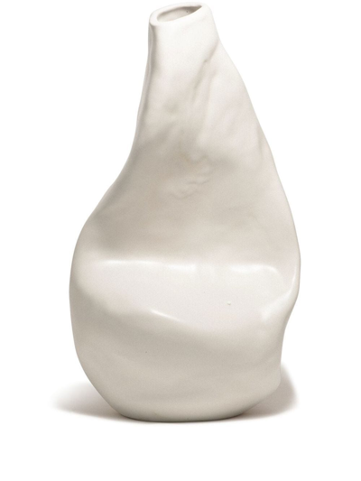 Completedworks Giant Solitude Sculpted Vase In 白色