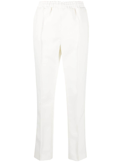 Philosophy Di Lorenzo Serafini High-rise Straight-leg Trousers In 白色