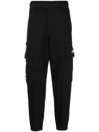 Aape By A Bathing Ape Aapenow Tapered Track Pants In Schwarz