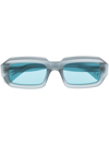 Retrosuperfuture Fantasma Rectangle-frame Sunglasses In 8l8