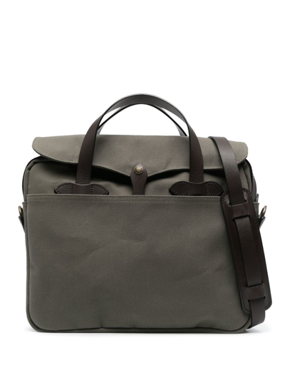 Filson Shoulder-strap Laptop Bag In Green