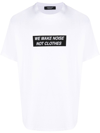 UNDERCOVER SLOGAN-PRINT COTTON T-SHIRT