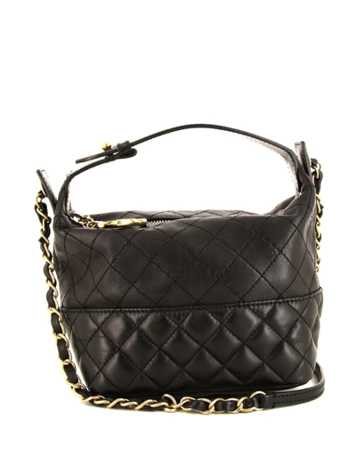 Pre-owned Chanel 2014 Diamond-quilted Tote Bag In 黑色