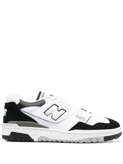 New Balance Kids' 550 Low-top Sneakers In Black/white