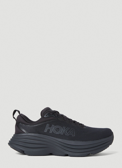 Hoka One One Bondi 8 Sneakers In Black