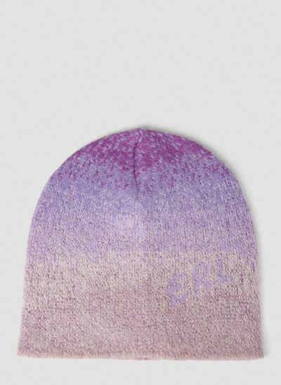 Erl Gradient Beanie Hat In Purple