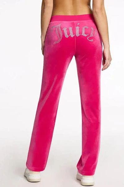 Juicy Couture Uo Velour Track Pant In Vixen Pink