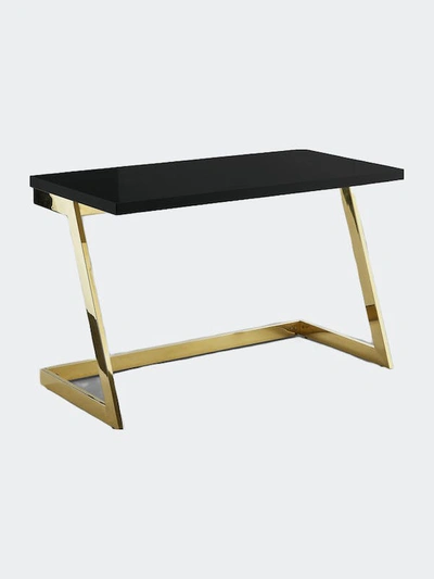 Inspired Home Kanoa Writing Desk In Gold