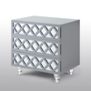 Inspired Home Billie Side Table In Grey