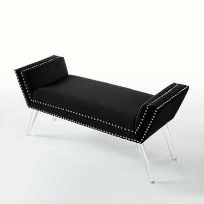 Inspired Home Dhyan Bench In Black