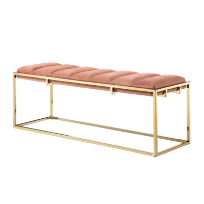 Nicole Miller Brayson Bench In Pink