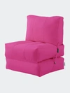 Loungie Cloudy Bean Bag In Pink