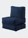 Loungie Cloudy Bean Bag In Blue