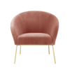 Nicole Miller Will Accent Chair In Brown