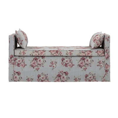 Shabby Chic Persephone Bench In Blue