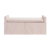 Shabby Chic Xitlali Storage Bench In Pink