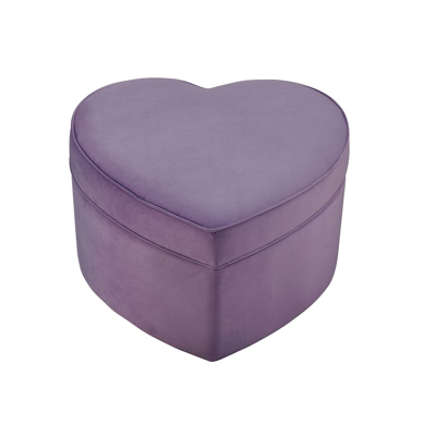 Shabby Chic Ramses Storage Ottoman In Purple