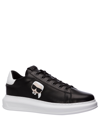 KARL LAGERFELD KAPRI K/IKONIK LEATHER SNEAKERS