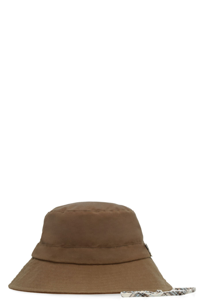 Barbour By Alexachung - Ghillie Wax Bucket Hat In Brown