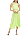 A.l.c Renzo Ii Sleeveless Pleated Midi Dress In Green