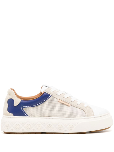 Tory Burch Ladybug Lace-up Sneakers In White