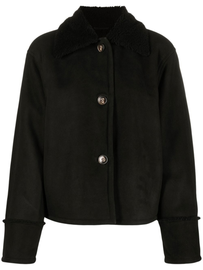 Loulou Studio Vika Shearling Jacket In Black