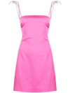 Giuseppe Di Morabito Jewel Shoulder Dress In Pink