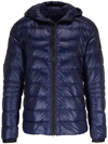 Canada Goose Crofton Down Hooded Jacket In Blue