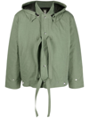 Craig Green Green Tie-detailing Hooded Jacket