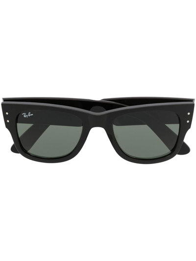 Ray Ban Logo-plaque Sunglasses In Black