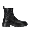Michael Kors Comet Black Sock Ankle Boot In Black