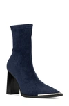 Torgeis Katya Block Heel Bootie In Navy