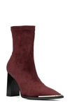 Torgeis Katya Block Heel Bootie In Burgundy