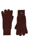 Ugg Tech Knit Gloves In Port