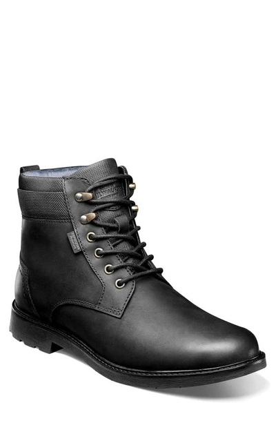 Nunn Bush 1912 Plain Toe Boot In Black