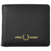 FRED PERRY FRED PERRY SCOTCH GRAIN WALLET BLACK