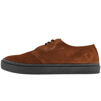 Fred Perry Linden Suede Trainers Brown