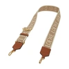Loewe Bronze Anagram Loop Cotton And Leather Bag Strap In Natural Tan