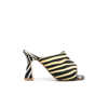 UGO PAULON YELLOW EUAN 100 STRIPED MULES,UPEU10018568121