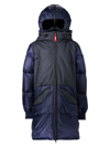 AI RIDERS ON THE STORM KIDS NAVY BLUE DOWN COAT FOR BOYS