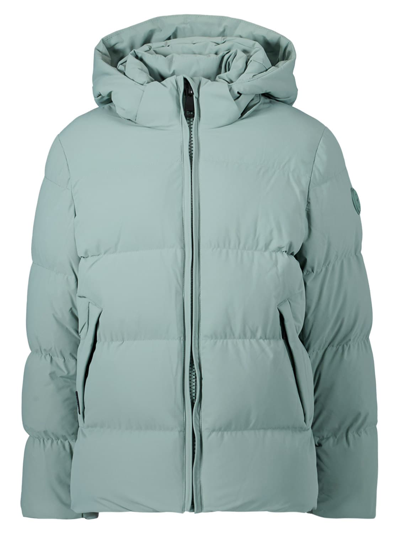 Airforce Kids Winter Jacket For Girls In Mint Green